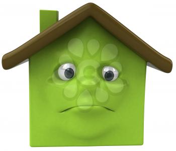 Royalty Free 3d Clipart Image of a House