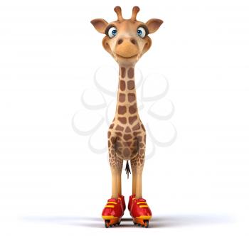 Fun giraffe