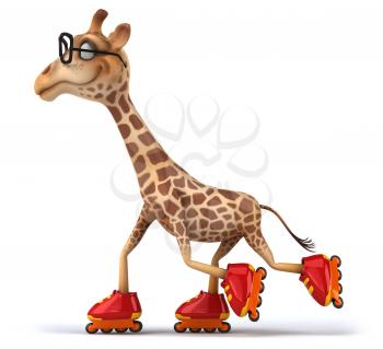 Fun giraffe