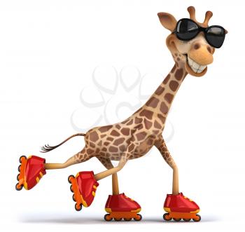 Fun giraffe