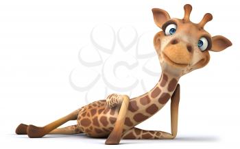 Fun giraffe