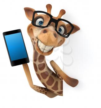 Fun giraffe