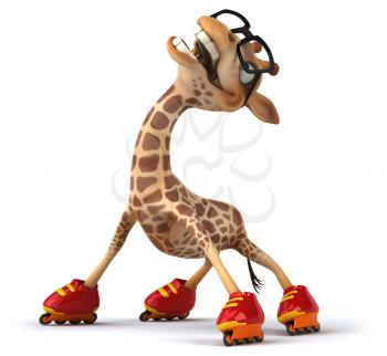 Fun giraffe