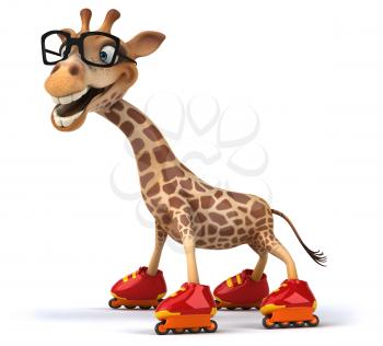 Fun giraffe