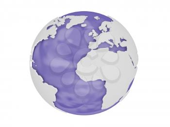 Royalty Free Clipart Image of the Earth