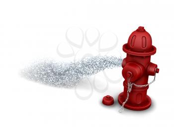 Royalty Free Clipart Image of a Fire Hydrant