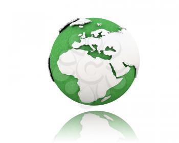 Royalty Free Clipart Image of a Globe