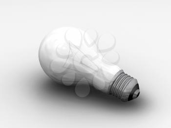 Royalty Free Clipart Image of a Light Bulb