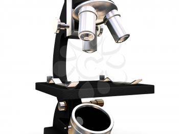 Royalty Free Clipart Image of a Microscope