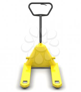 Royalty Free Clipart Image of a Pallet Truck