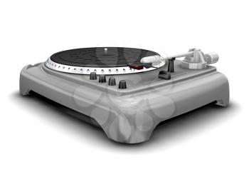 Royalty Free Clipart Image of a Turntable