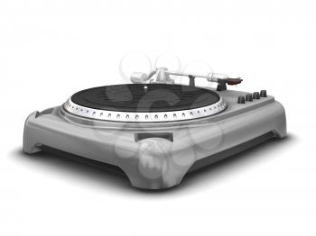 Royalty Free Clipart Image of a Turntable