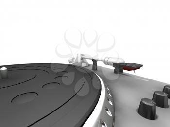 Royalty Free Clipart Image of a Turntable