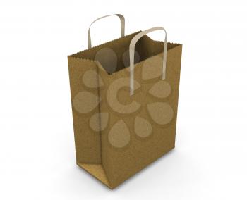 Royalty Free Clipart Image of a Shopping Bag