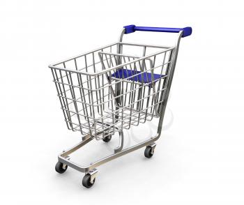 Royalty Free Clipart Image of a Shopping Cart