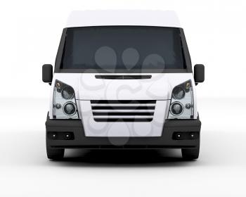 Royalty Free Clipart Image of a Van