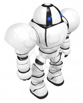 Royalty Free Clipart Image of a Robot