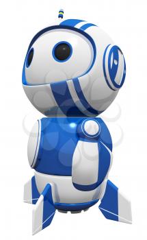 Royalty Free Clipart Image of a Robot