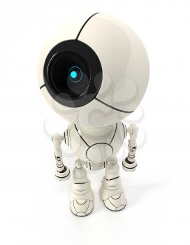 Royalty Free Clipart Image of a Robot