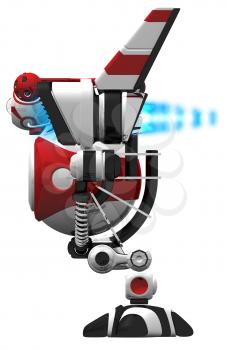 Royalty Free Clipart Image of a robot web cam.