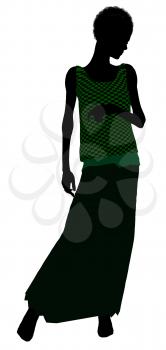 Royalty Free Clipart Image of a Woman