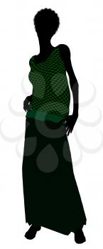 Royalty Free Clipart Image of a Woman