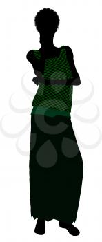Royalty Free Clipart Image of a Woman