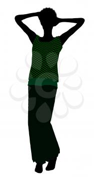 Royalty Free Clipart Image of a Woman