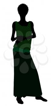 Royalty Free Clipart Image of a Woman