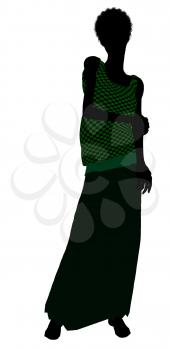 Royalty Free Clipart Image of a Woman