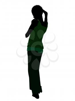 Royalty Free Clipart Image of a Woman