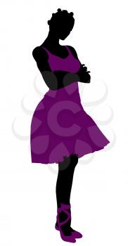 Royalty Free Clipart Image of a Ballet Dancer