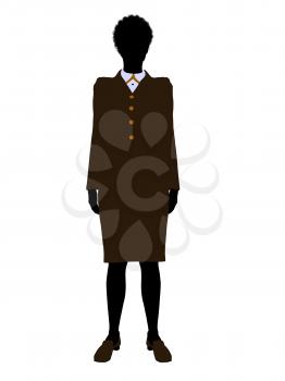 Royalty Free Clipart Image of a Woman in a Business Suit