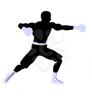 Royalty Free Clipart Image of a Boxer