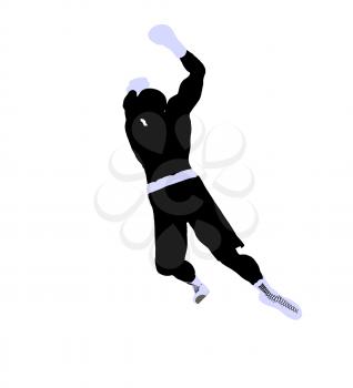 Royalty Free Clipart Image of a Boxer