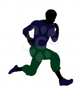 Royalty Free Clipart Image of a Casually Dressed Guy