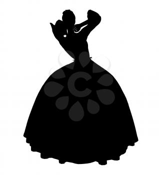 Royalty Free Clipart Image of a Fairy Tale Princess