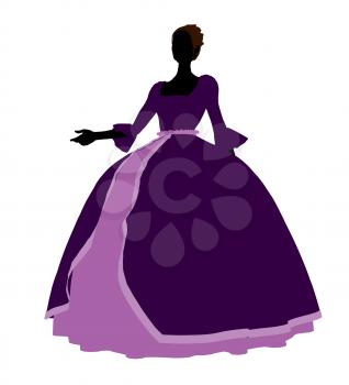 Royalty Free Clipart Image of a Fairy Tale Princess