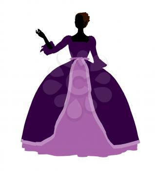 Royalty Free Clipart Image of a Fairy Tale Princess