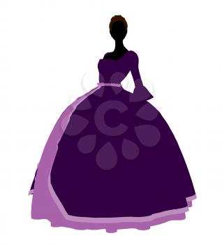 Royalty Free Clipart Image of a Fairy Tale Princess