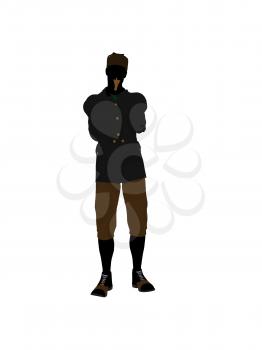 Royalty Free Clipart Image of Sherlock Holmes