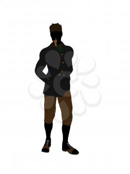 Royalty Free Clipart Image of Sherlock Holmes