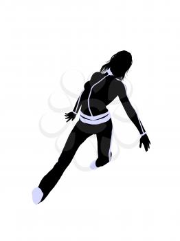 Royalty Free Clipart Image of an Urban Dancer