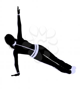 Royalty Free Clipart Image of an Urban Dancer