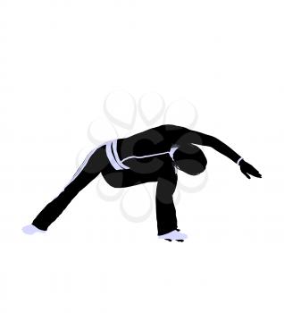 Royalty Free Clipart Image of an Urban Dancer