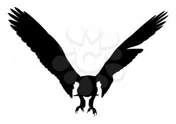 Royalty Free Clipart Image of an Eagle