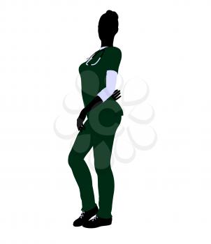 Royalty Free Clipart Image of a Female Doctor