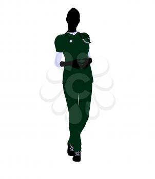 Royalty Free Clipart Image of a Female Doctor