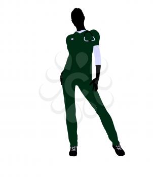 Royalty Free Clipart Image of a Female Doctor