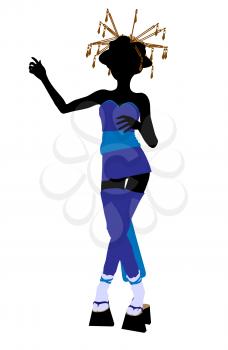 Royalty Free Clipart Image of an Asian Girl